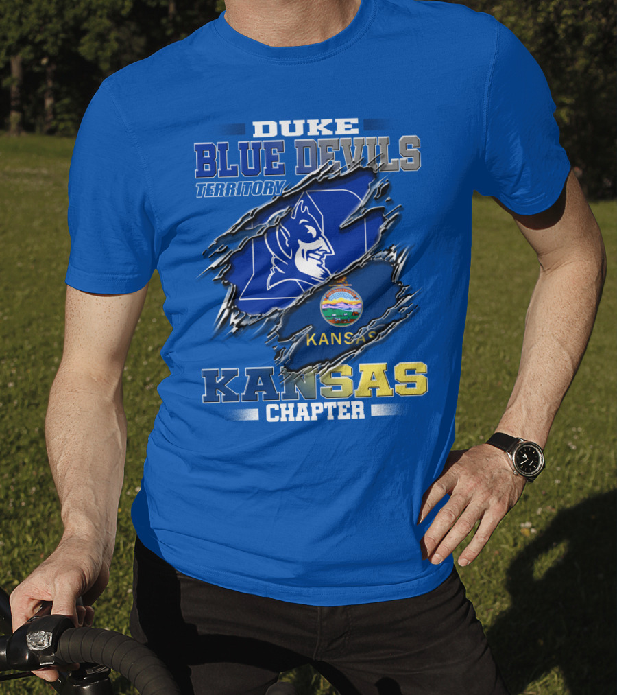 Duke Blue Devils Territory Kansas Chapter T-Shirt