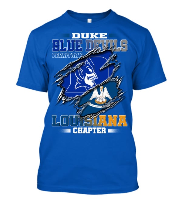 Duke Blue Devils Territory Louisiana Chapter T-Shirt