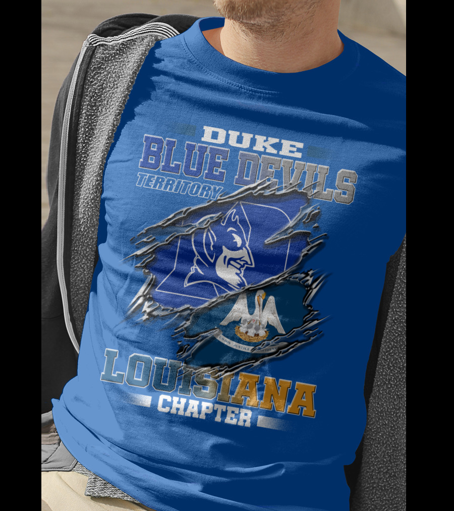 Duke Blue Devils Territory Louisiana Chapter T-Shirt