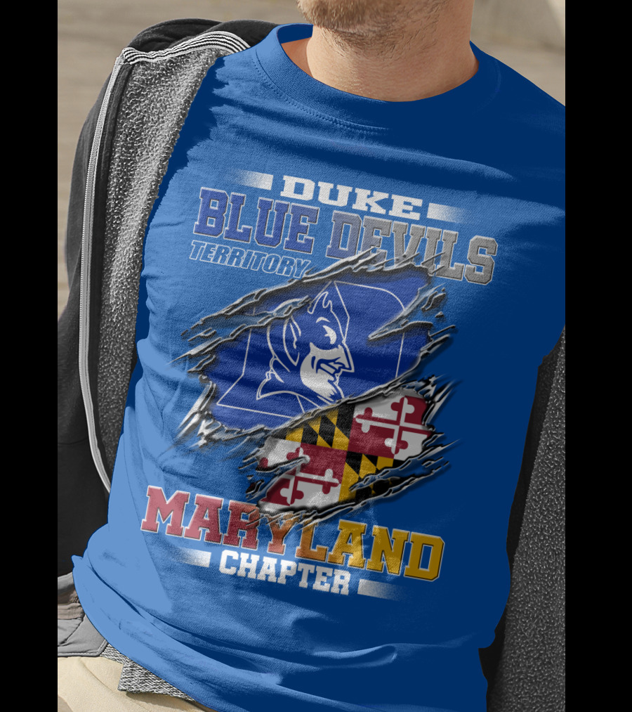 Duke Blue Devils Territory Maryland Chapter T-Shirt
