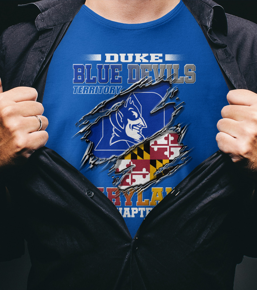 Duke Blue Devils Territory Maryland Chapter T-Shirt