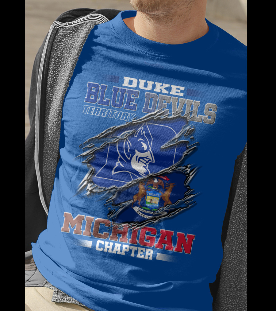 Duke Blue Devils Territory Michigan Chapter T-Shirt