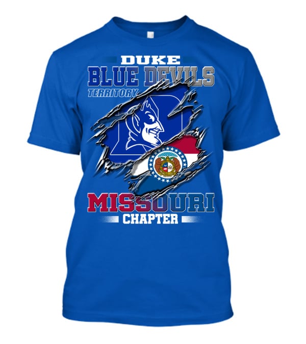 Duke Blue Devils Territory Missouri Chapter T-Shirt