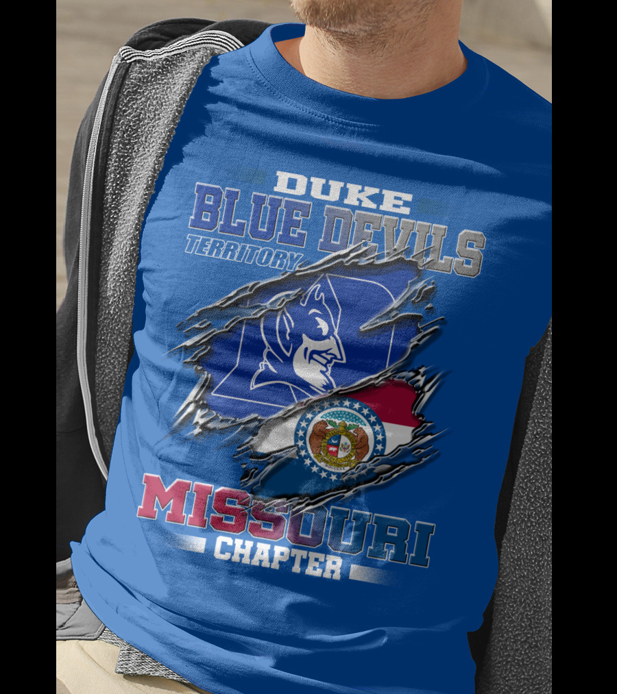 Duke Blue Devils Territory Missouri Chapter T-Shirt