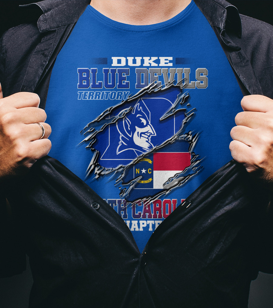 Duke Blue Devils Territory North Carolina Chapter T-Shirt