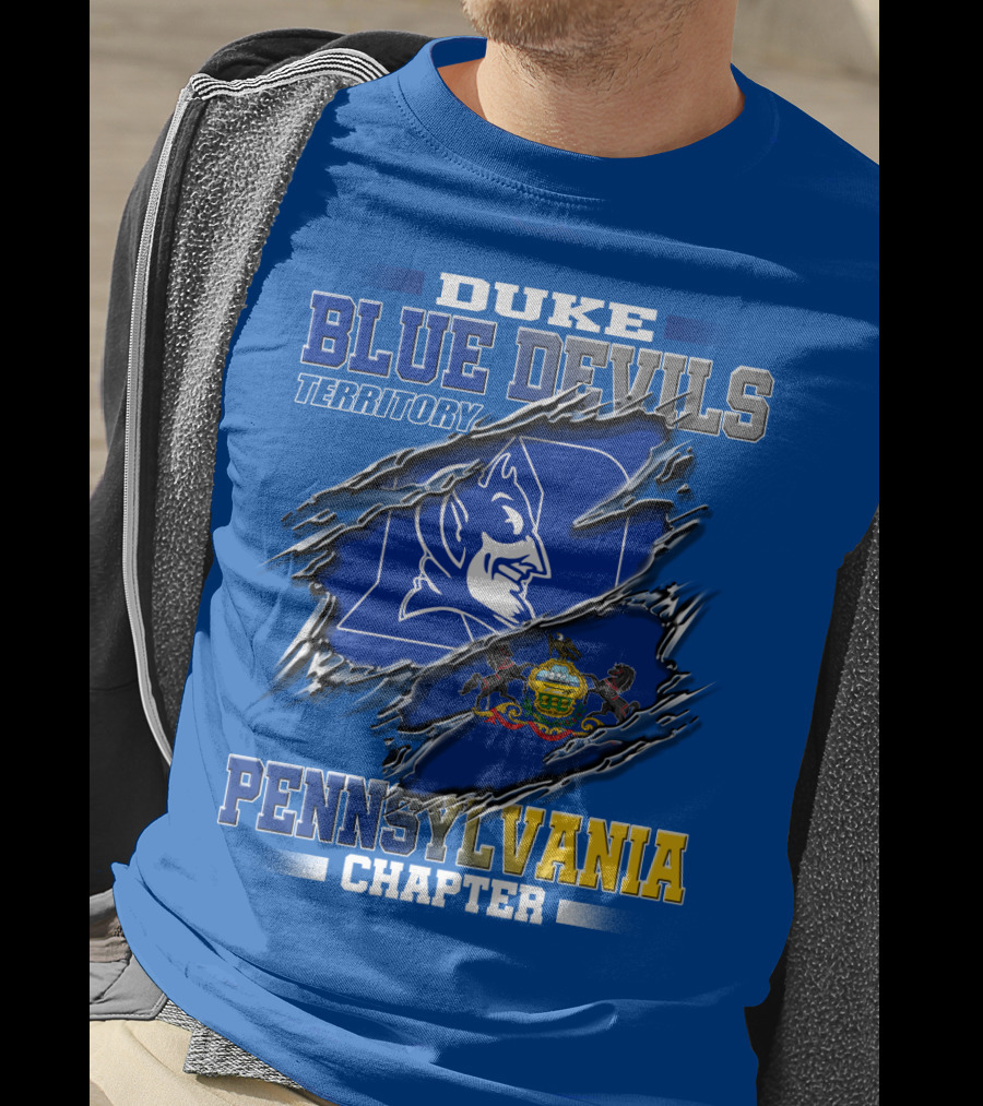 Duke Blue Devils Territory Pennsylvania Chapter T-Shirt