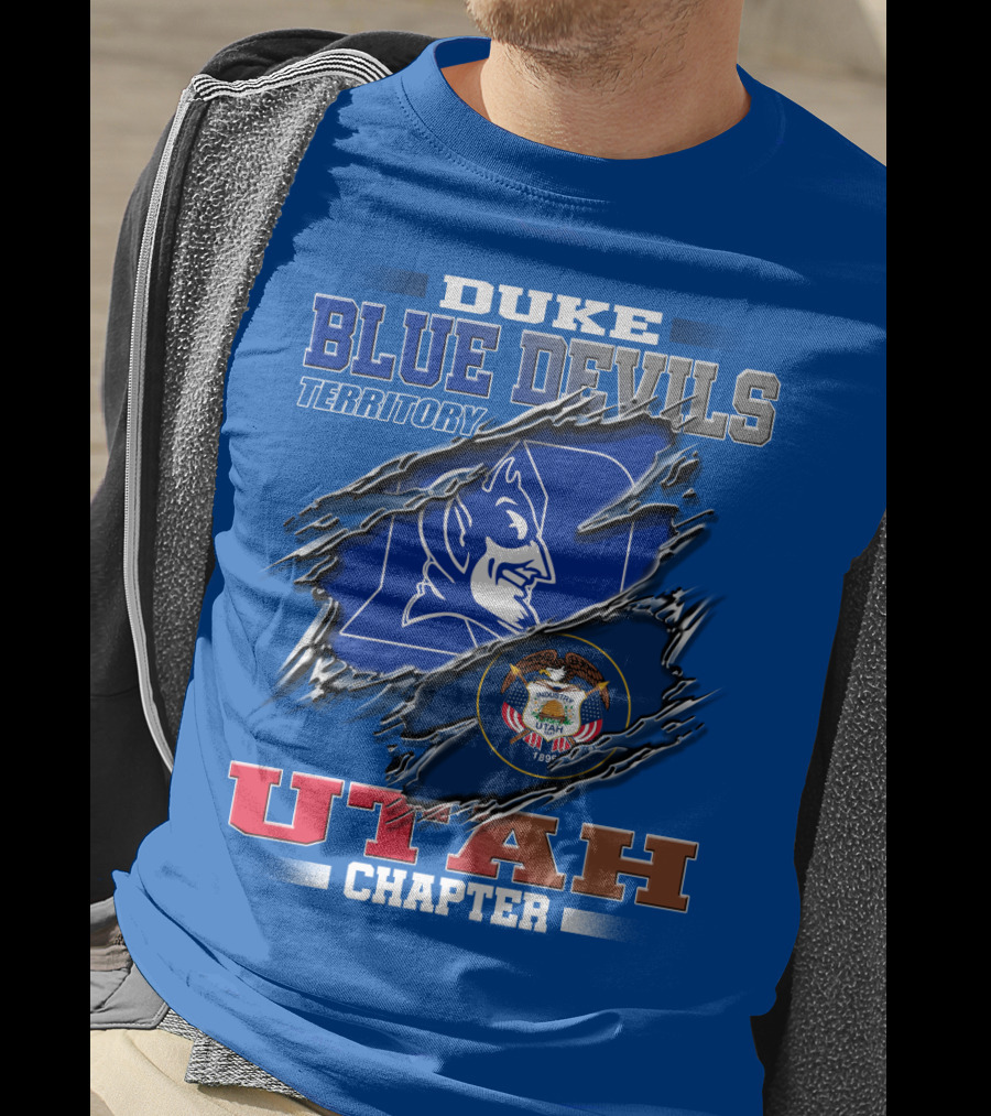 Duke Blue Devils Territory Utah Chapter T-Shirt
