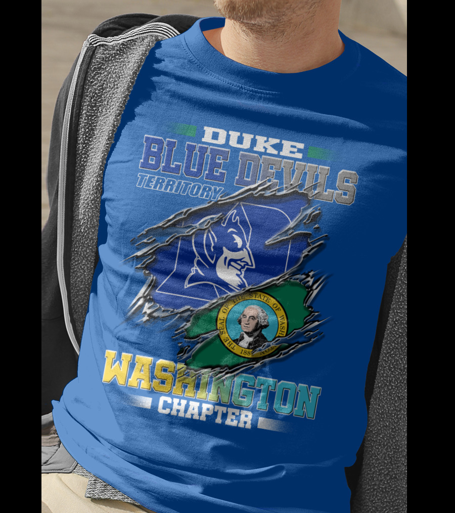 Duke Blue Devils Territory Washington Chapter T-Shirt