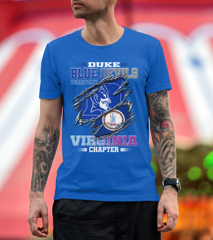 Duke Blue Devils Territory Virginia Chapter T-Shirt
