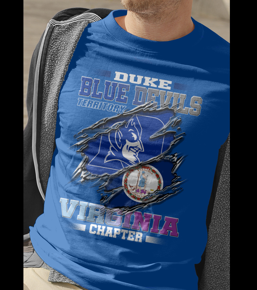 Duke Blue Devils Territory Virginia Chapter T-Shirt