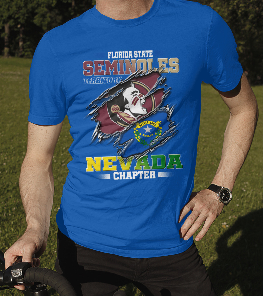 Florida State Seminoles Territory Nevada Chapter Little Honor State T-Shirt