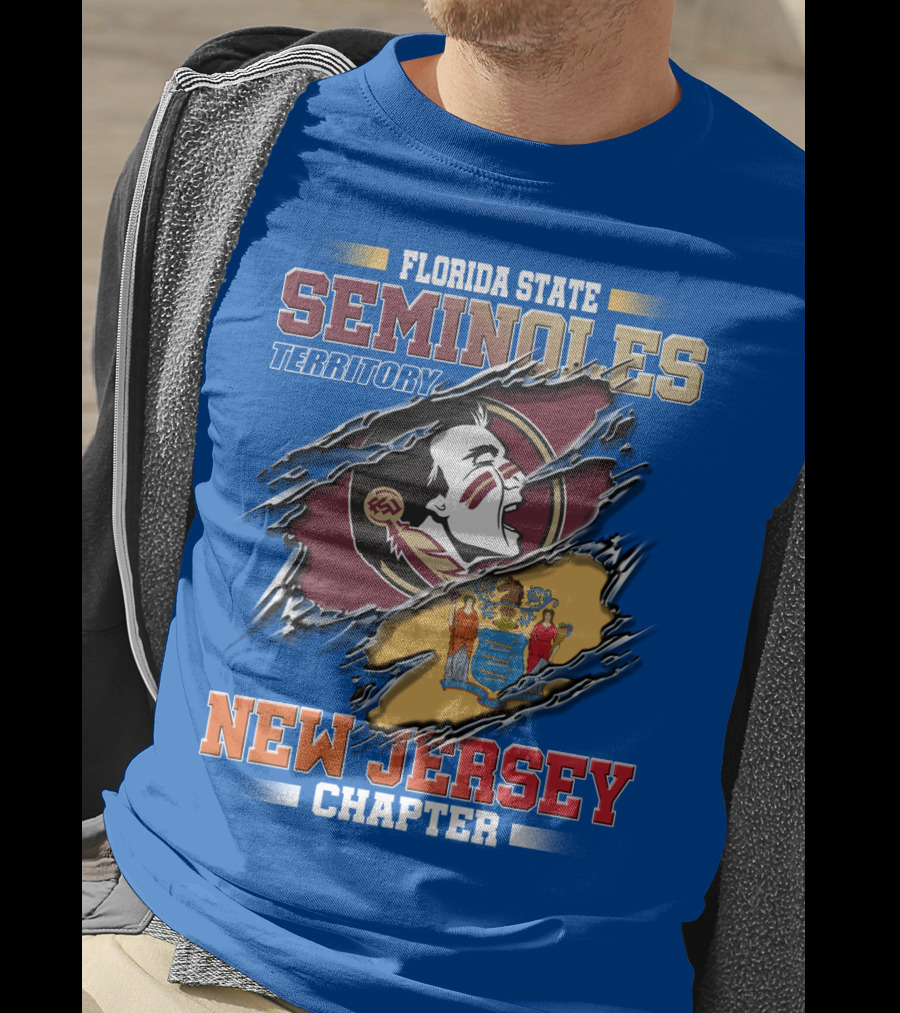 Florida State Seminoles Territory New Jersey Chapter T-Shirt