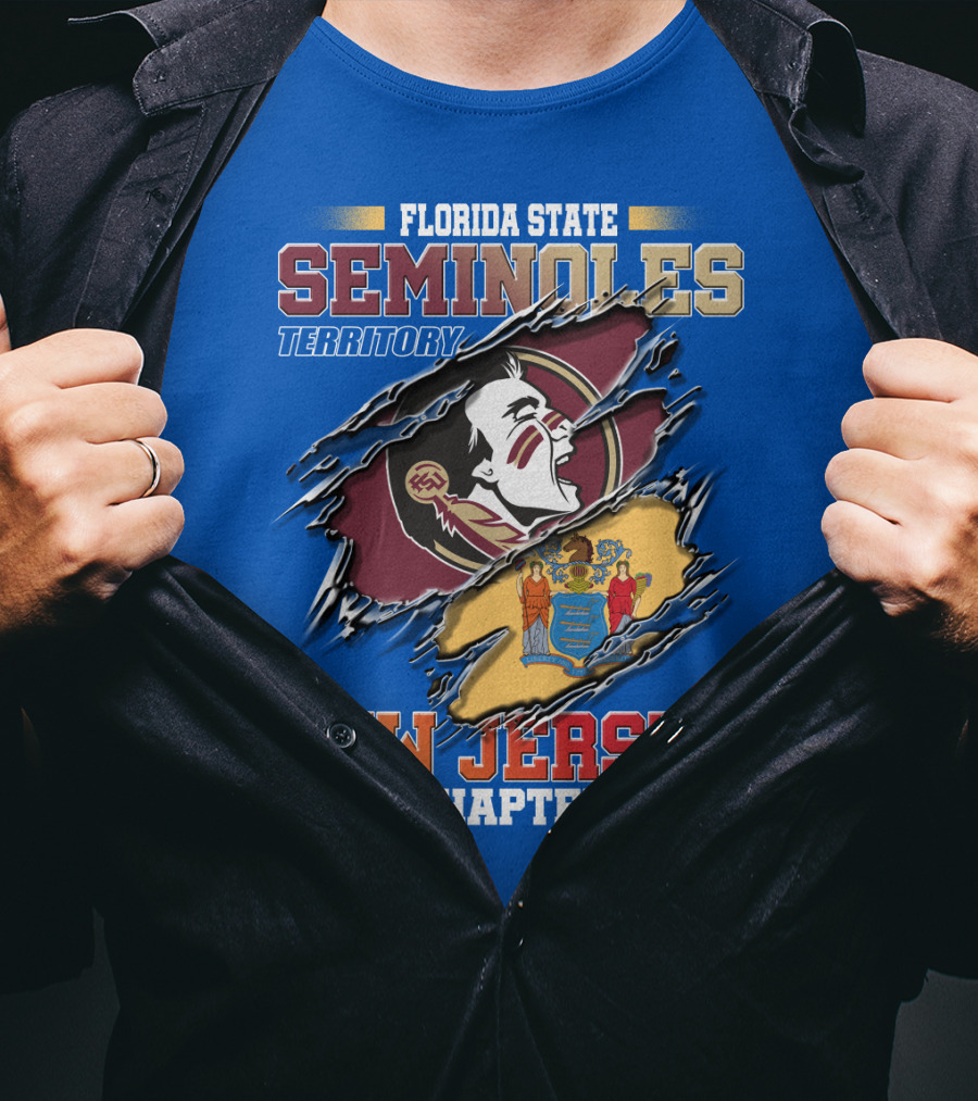 Florida State Seminoles Territory New Jersey Chapter T-Shirt