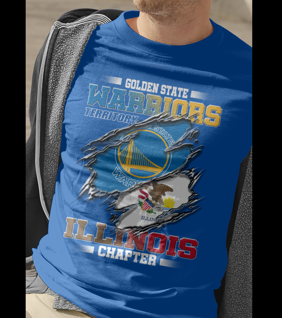 Golden State Warriors Territory Illinois Chapter T-Shirt