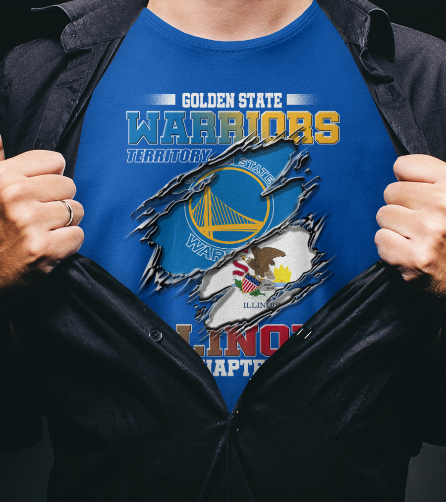 Golden State Warriors Territory Illinois Chapter T-Shirt