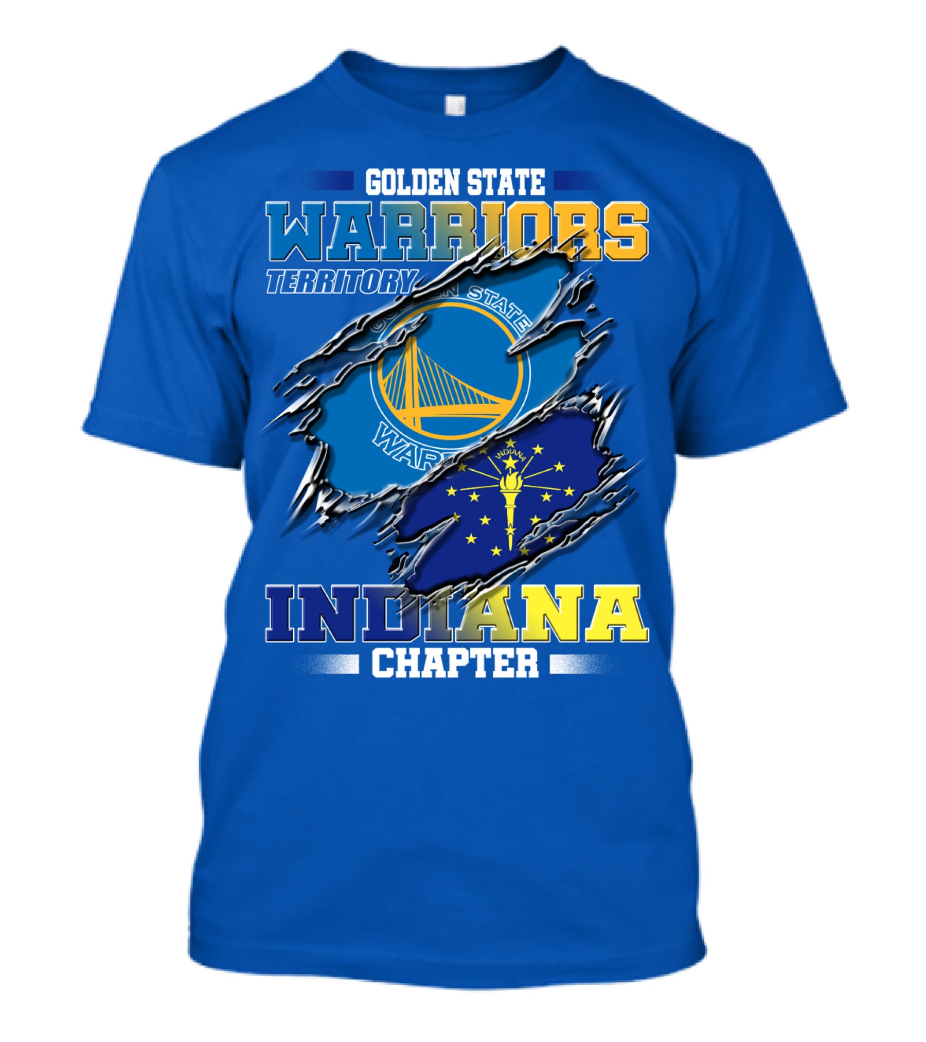 Golden State Warriors Territory Indiana Chapter T-Shirt