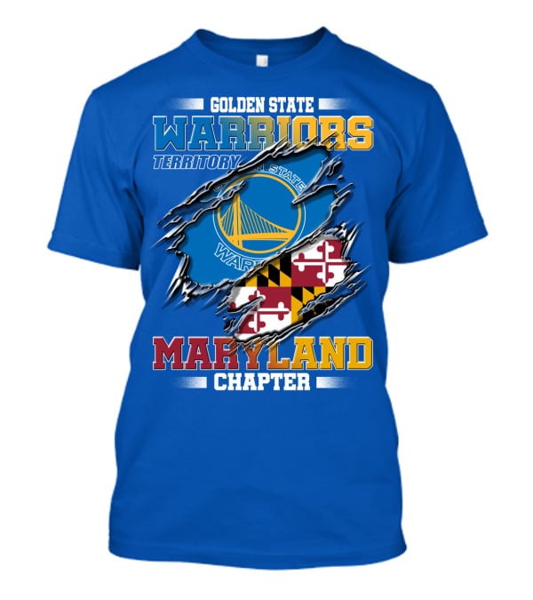 Golden State Warriors Territory Maryland Chapter T-Shirt