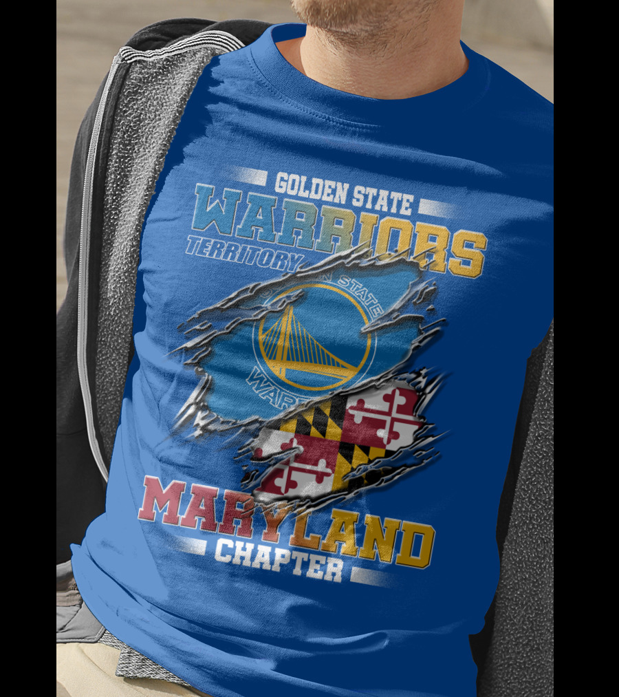Golden State Warriors Territory Maryland Chapter T-Shirt