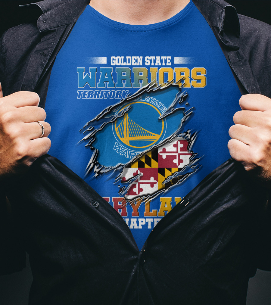 Golden State Warriors Territory Maryland Chapter T-Shirt