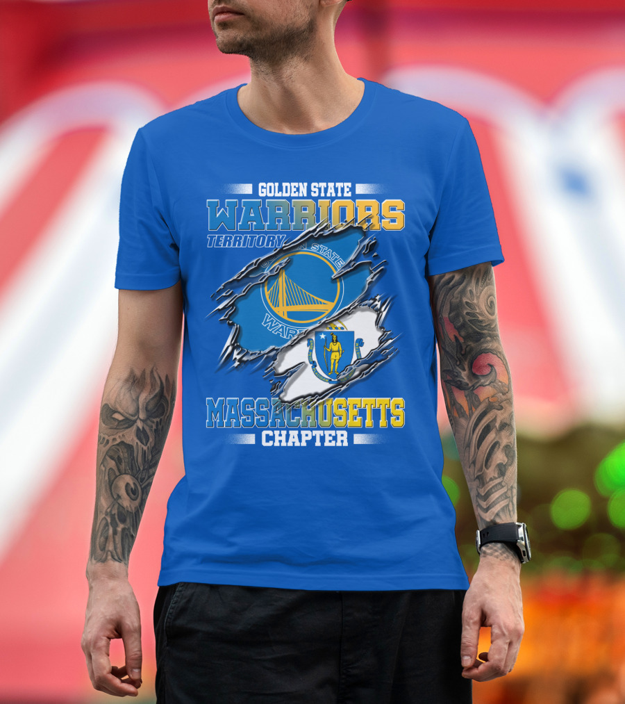 Golden State Warriors Territory Massachusetts Chapter T-Shirt