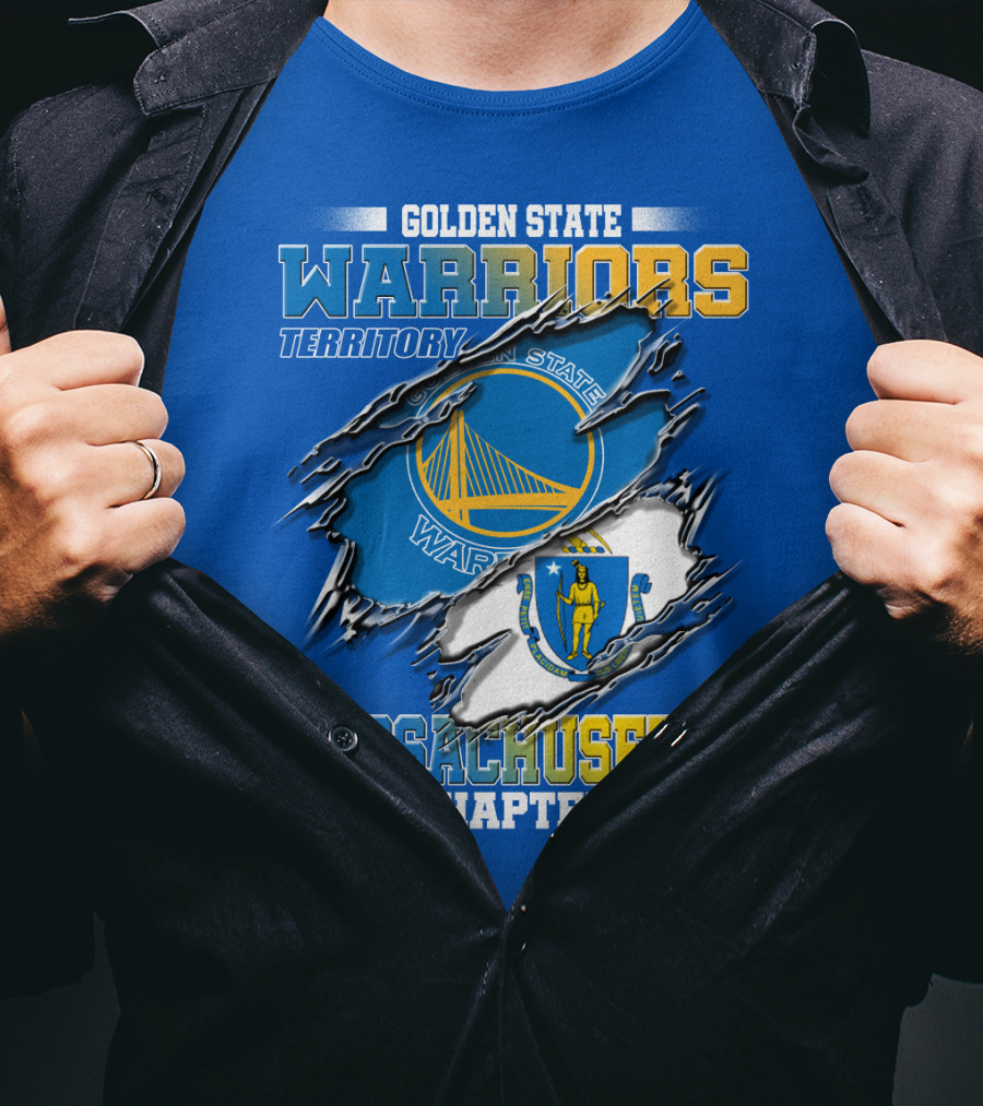 Golden State Warriors Territory Massachusetts Chapter T-Shirt