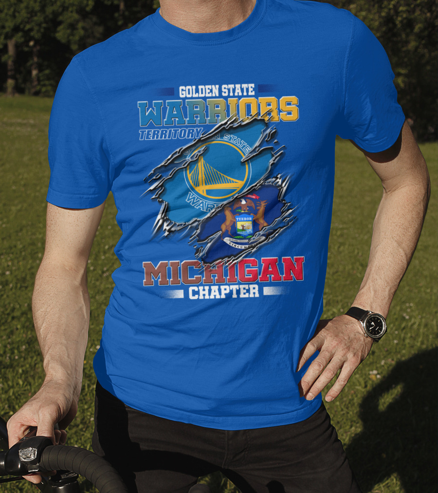 Golden State Warriors Territory Michigan Chapter T-Shirt