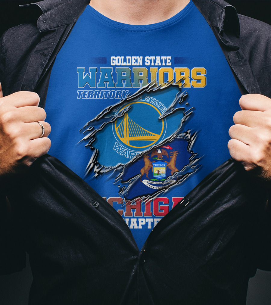 Golden State Warriors Territory Michigan Chapter T-Shirt