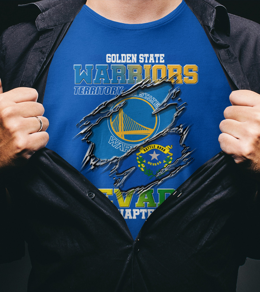 Golden State Warriors Territory Nevada Chapter Battle Born T-Shirt