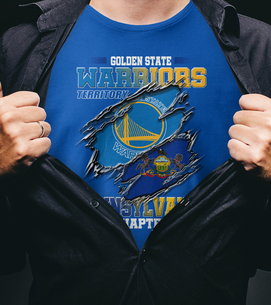 Golden State Warriors Territory Pennsylvania Chapter T-Shirt