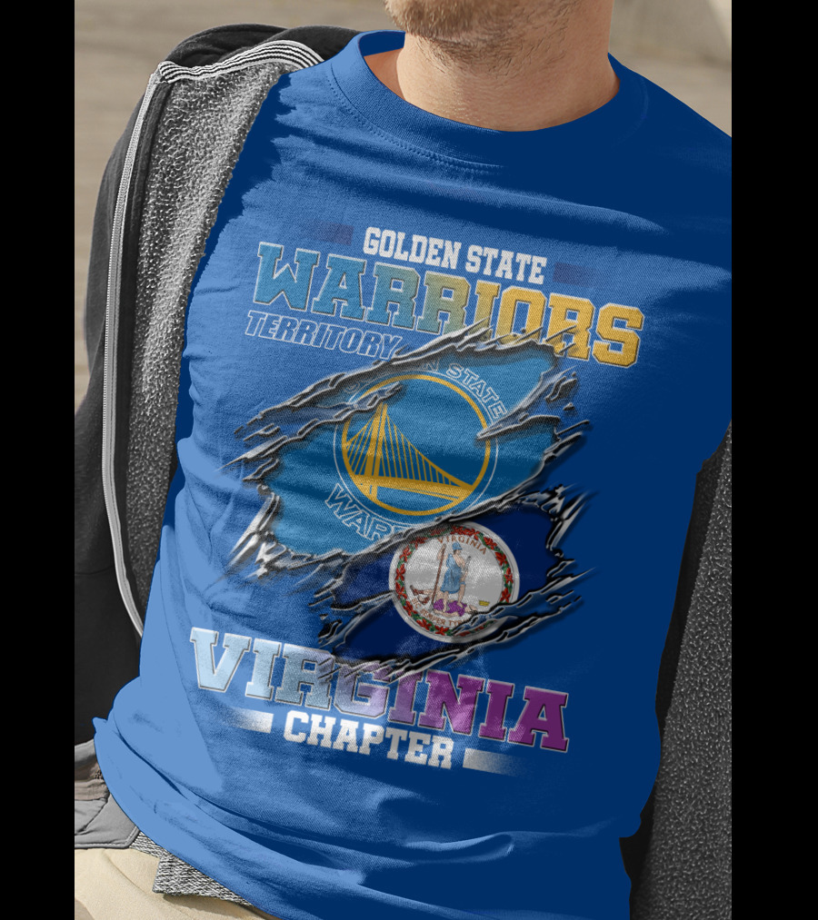 Golden State Warriors Territory Virginia Chapter T-Shirt