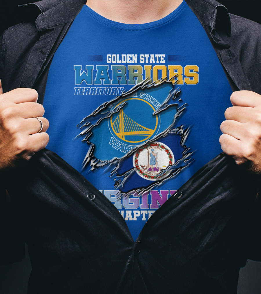 Golden State Warriors Territory Virginia Chapter T-Shirt