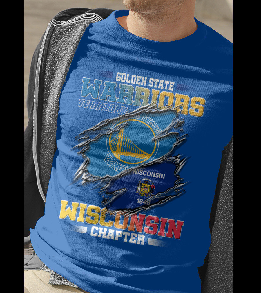 Golden State Warriors Territory Wisconsin Chapter T-Shirt