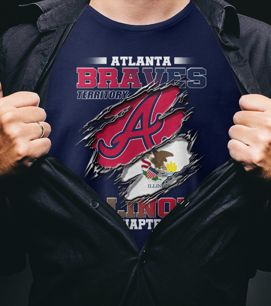 Atlanta Braves Territory Illinois Chapter T-Shirt