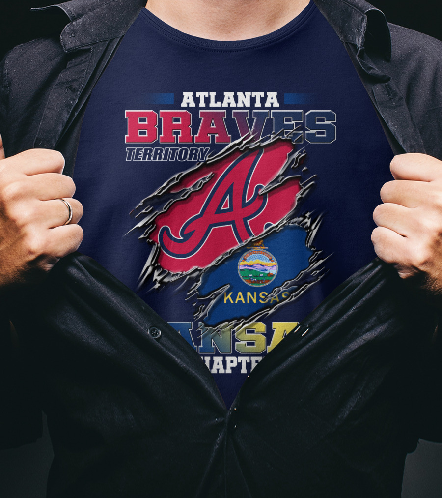 Atlanta Braves Territory Kansas Chapter T-Shirt