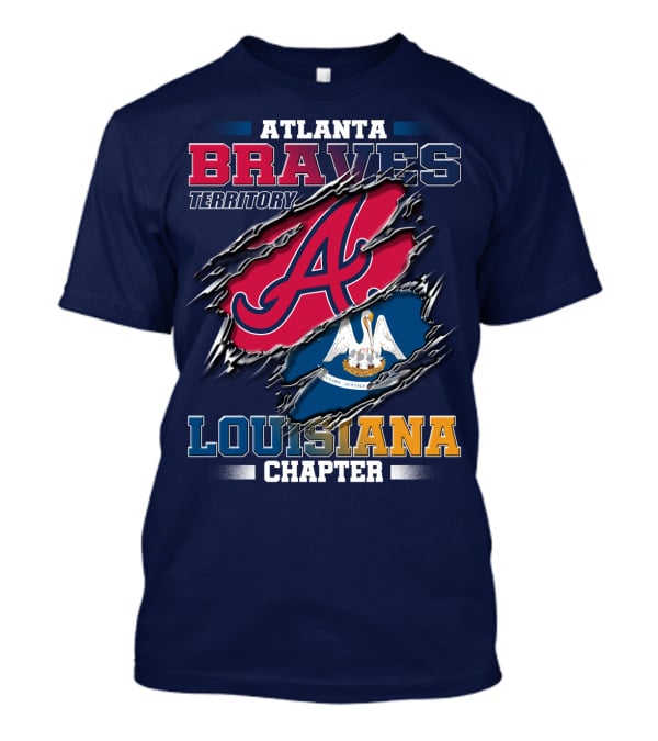 Atlanta Braves Territory Louisiana Chapter T-Shirt