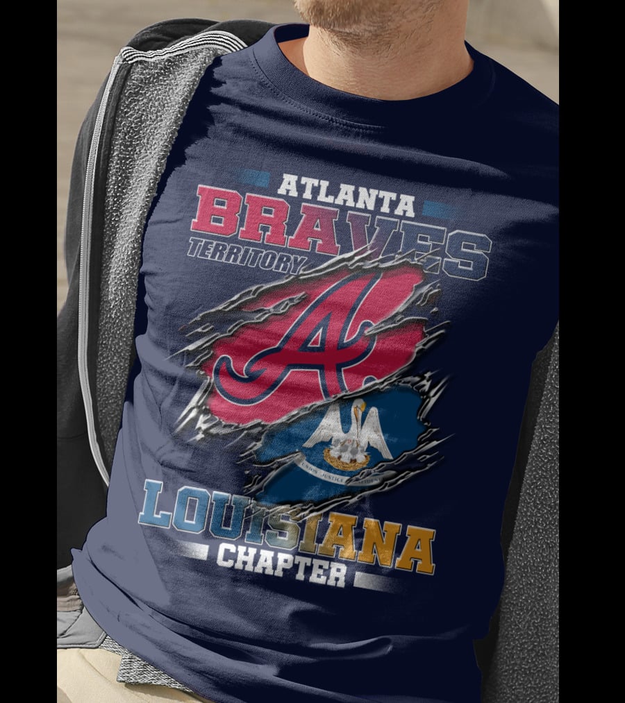 Atlanta Braves Territory Louisiana Chapter T-Shirt