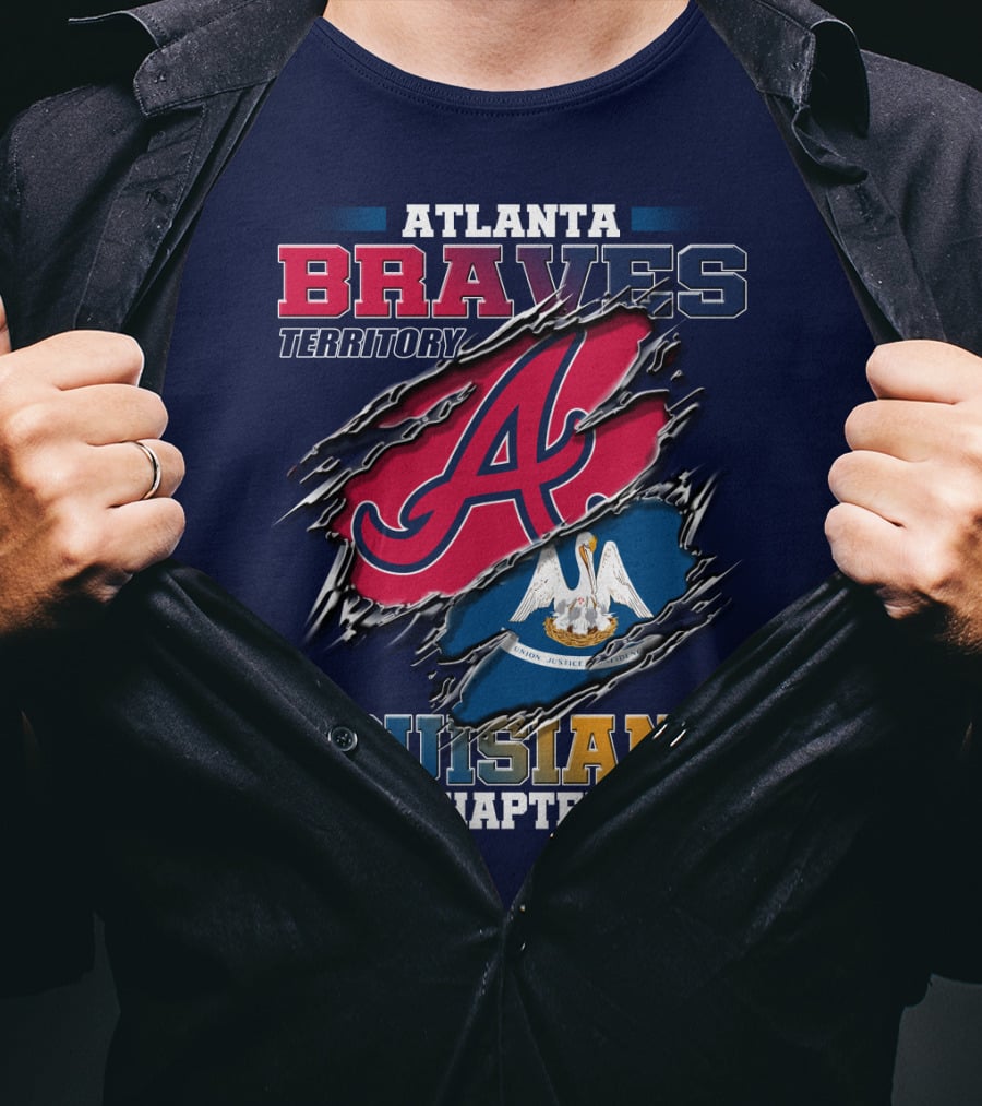Atlanta Braves Territory Louisiana Chapter T-Shirt