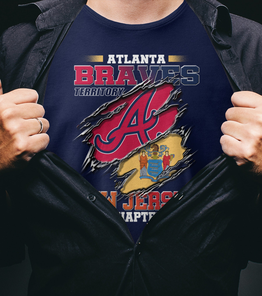 Atlanta Braves Territory New Jersey Chapter T-Shirt