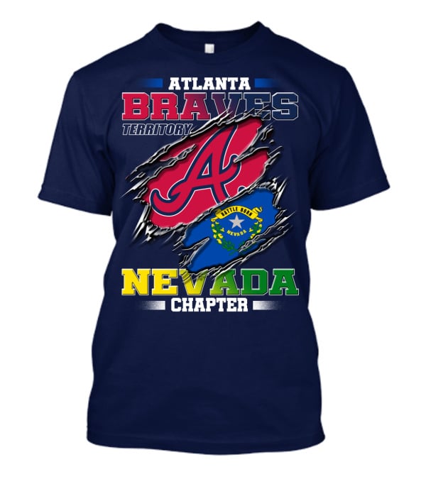 Atlanta Braves Territory Nevada Chapter Battle Born T-Shirt