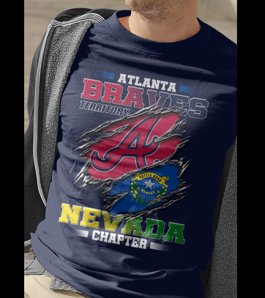Atlanta Braves Territory Nevada Chapter Battle Born T-Shirt