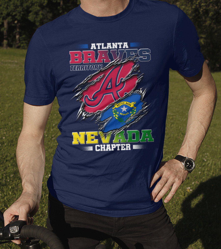 Atlanta Braves Territory Nevada Chapter Battle Born T-Shirt