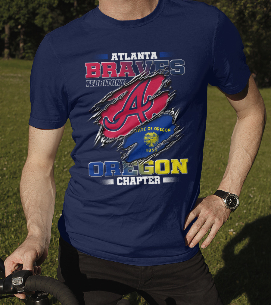 Atlanta Braves Territory Oregon Chapter State Of Oregon 1859 T-Shirt