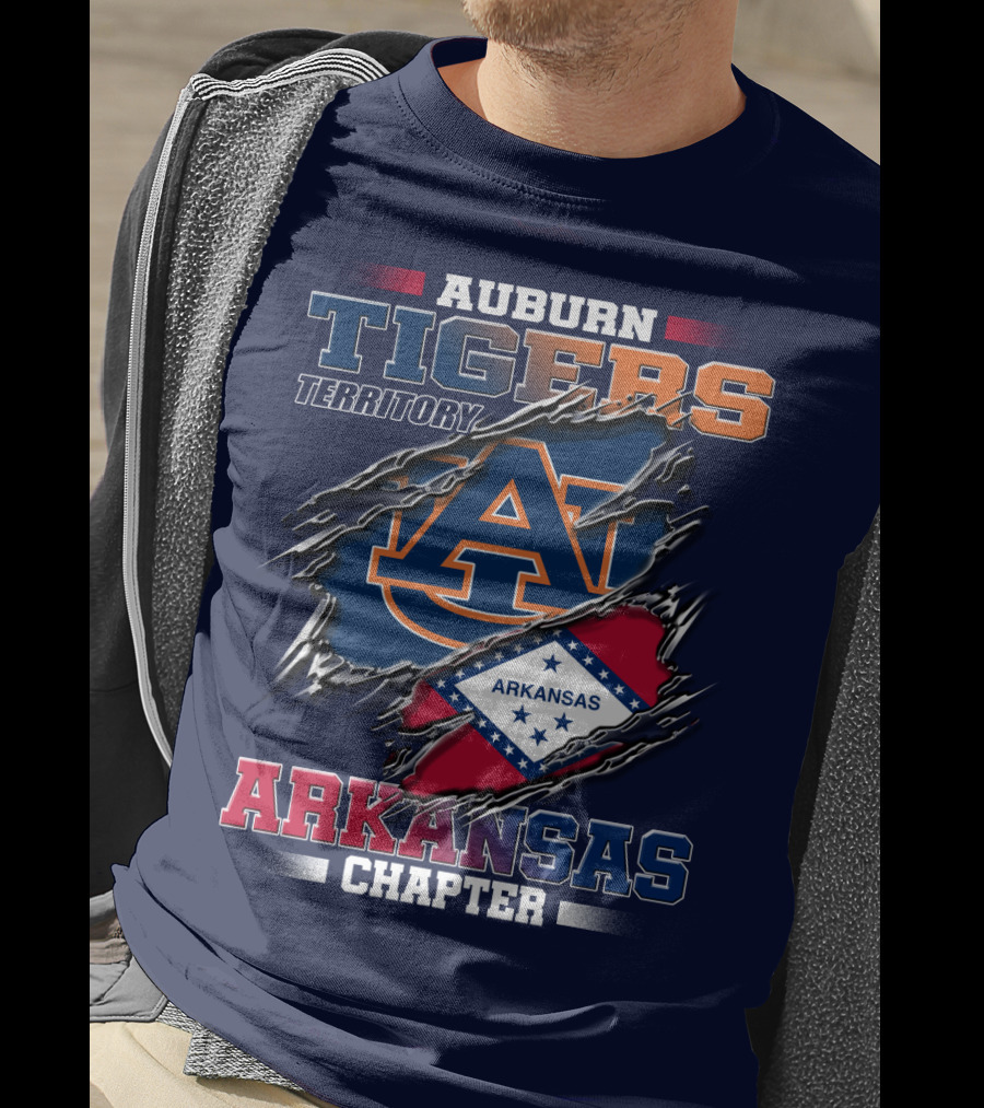 Auburn Tigers Territory Arkansas Chapter T-Shirt