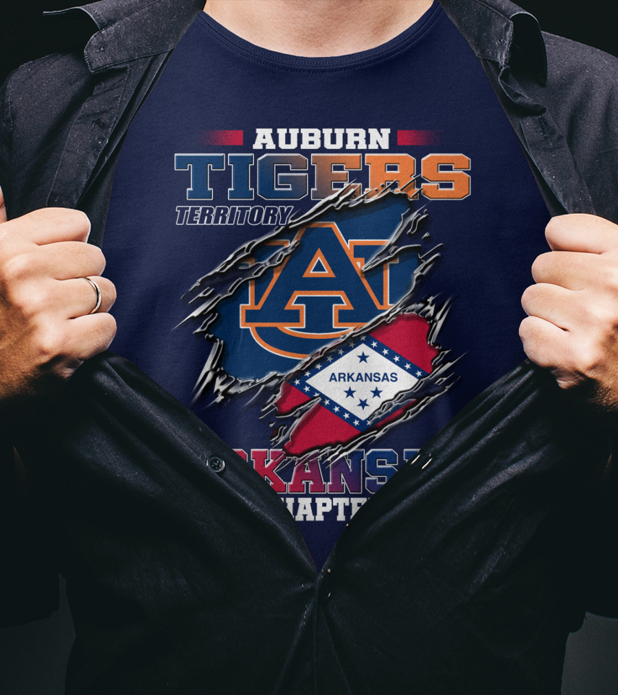 Auburn Tigers Territory Arkansas Chapter T-Shirt