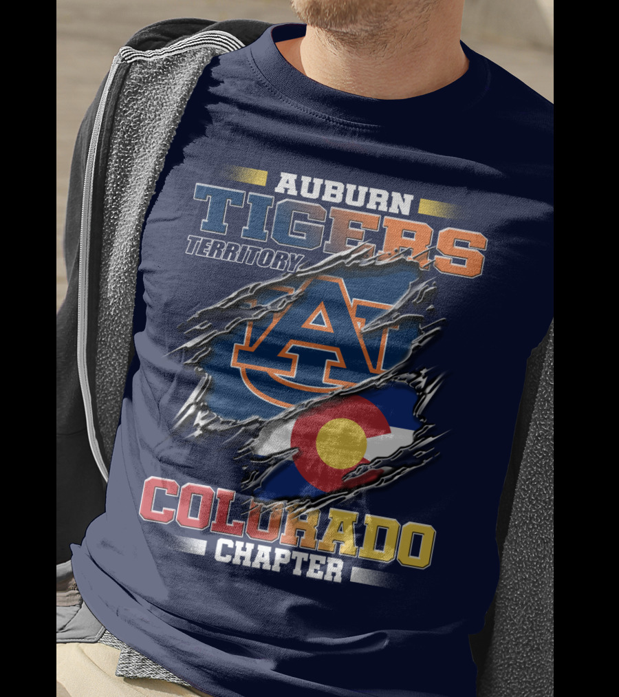 Auburn Tigers Territory Colorado Chapter T-Shirt