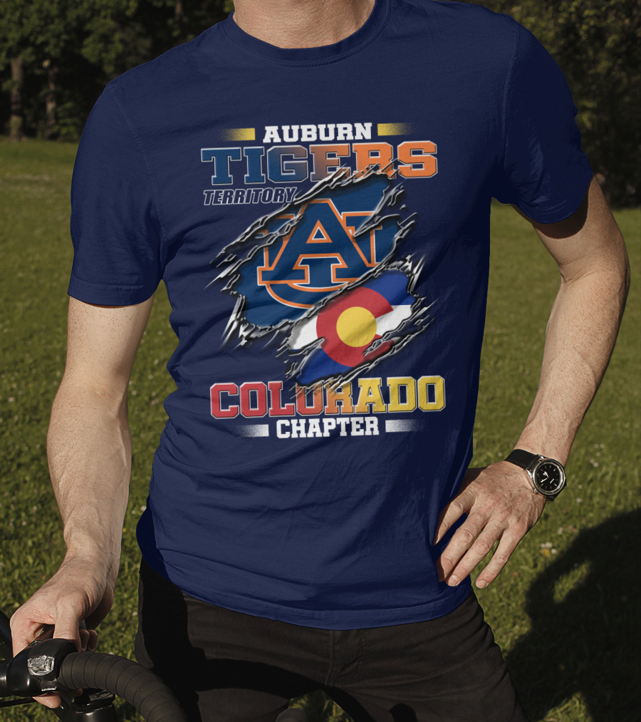 Auburn Tigers Territory Colorado Chapter T-Shirt