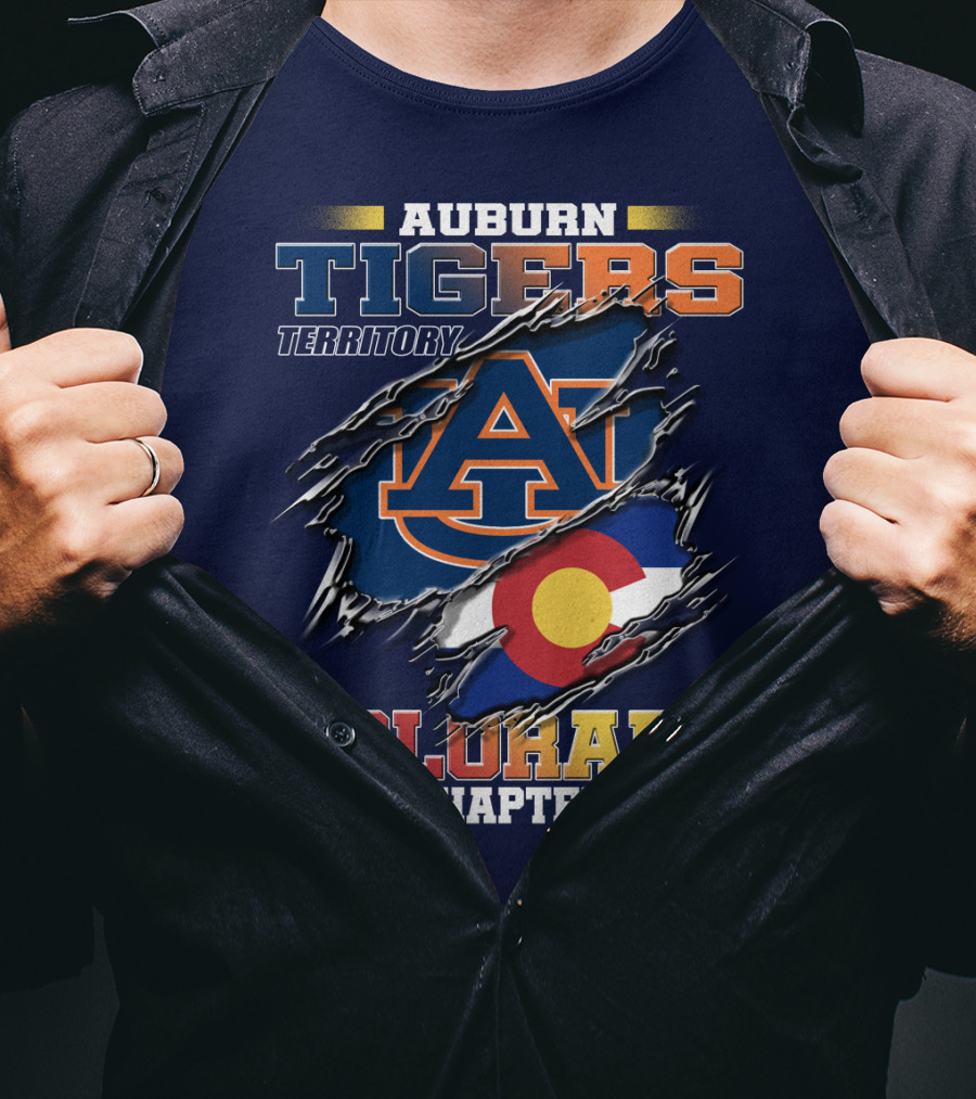 Auburn Tigers Territory Colorado Chapter T-Shirt