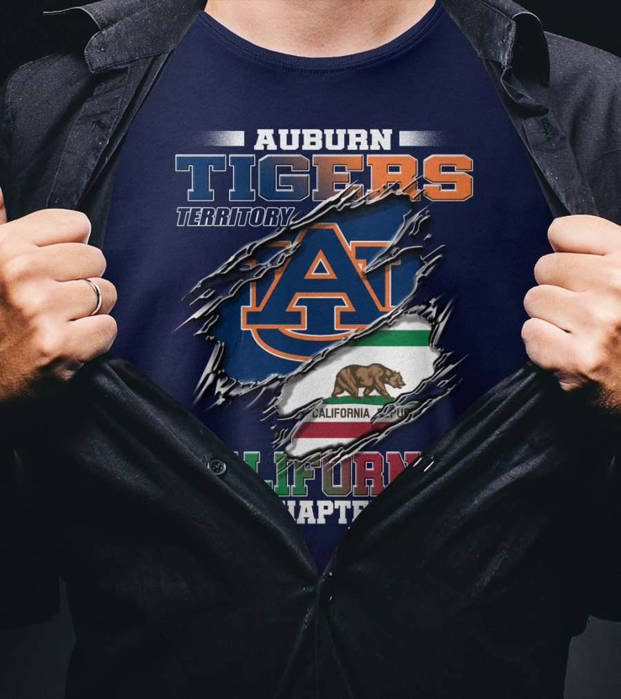Auburn Tigers Territory California Chapter T-Shirt