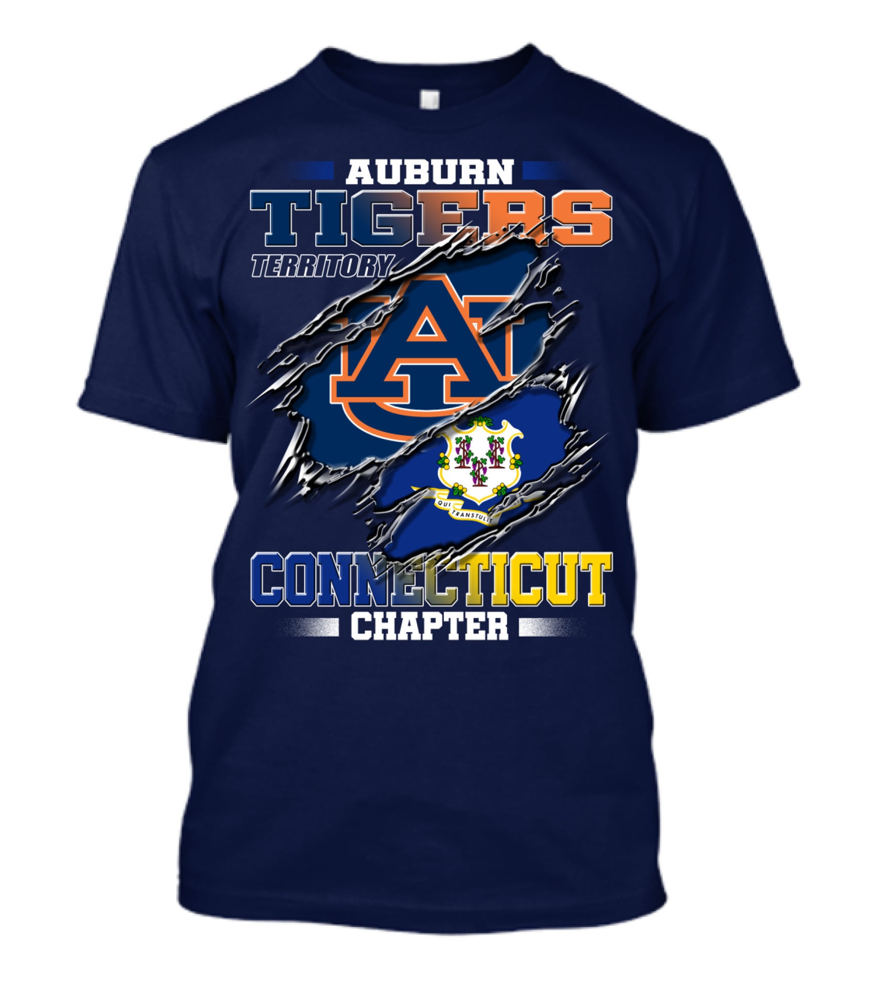 Auburn Tigers Territory Connecticut Chapter T-Shirt