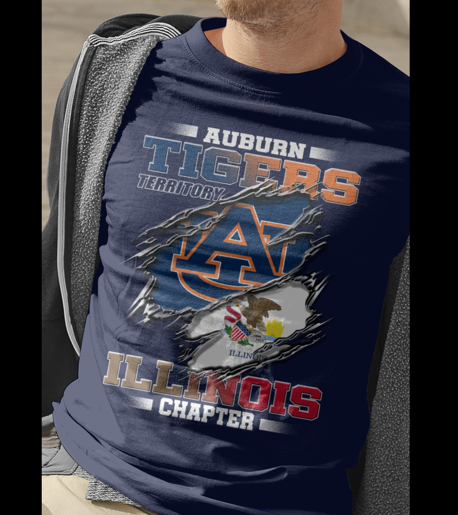 Auburn Tigers Territory Illinois Chapter T-Shirt